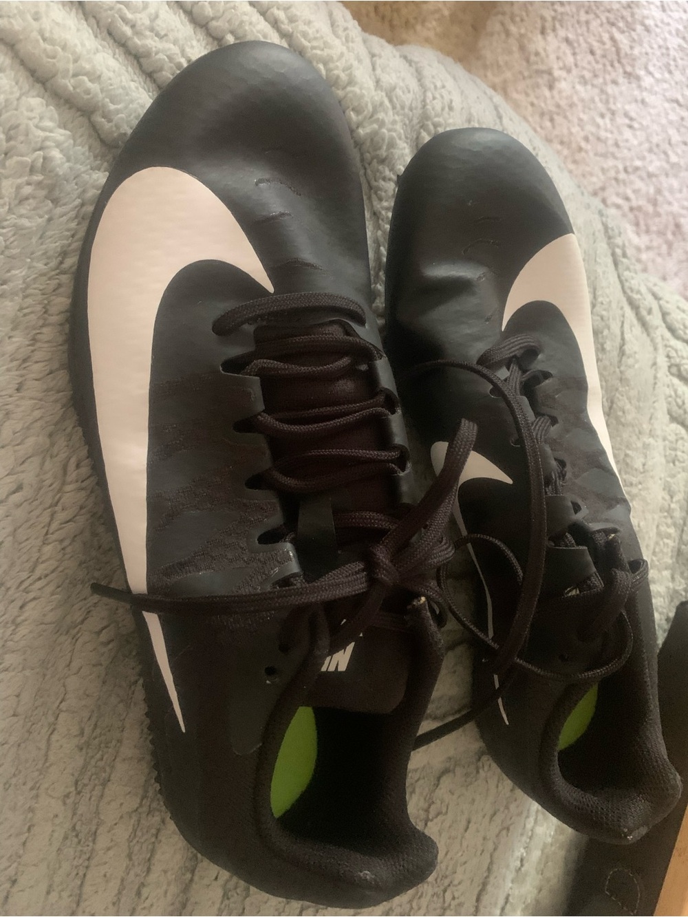 Nike Black and White Sprint Shoes